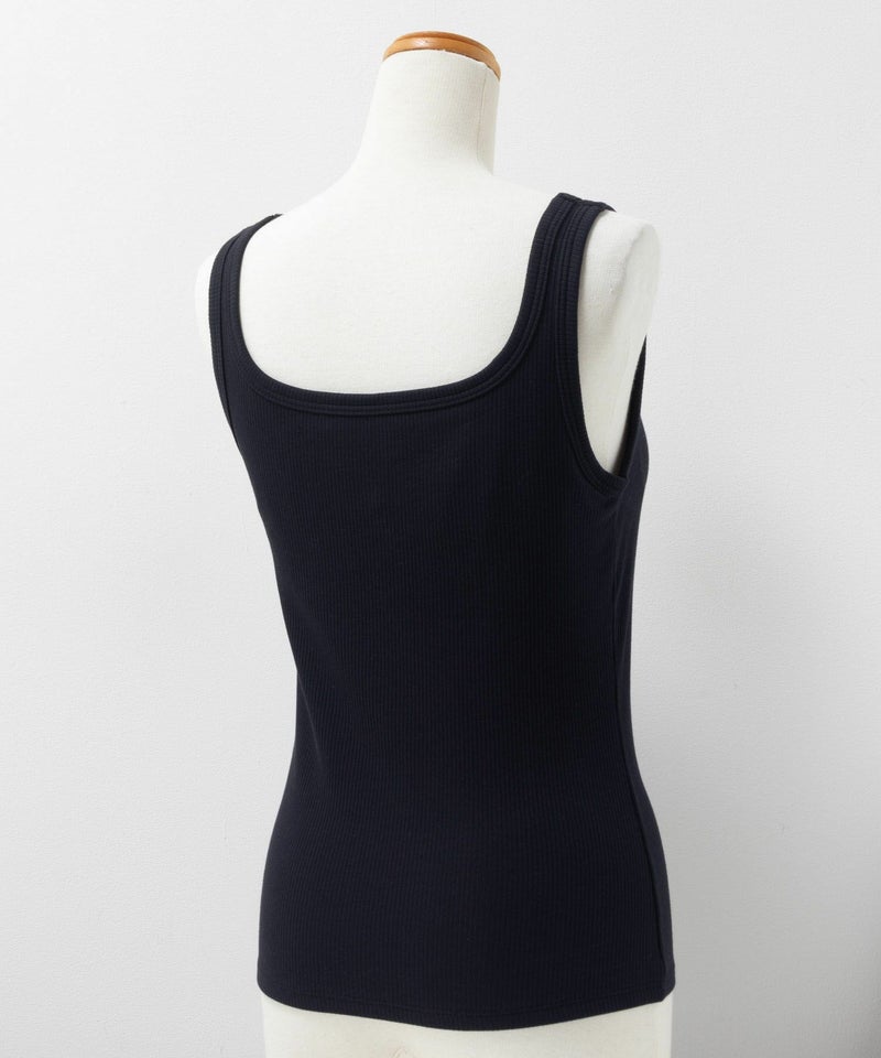 nAvy ハピ楽 カップ付きリブスクエアタンクトップ レディース商品画像-24