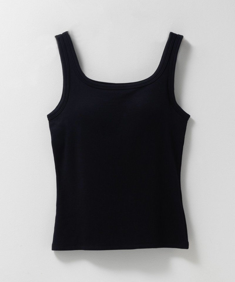nAvy ハピ楽 カップ付きリブスクエアタンクトップ レディース商品画像-29