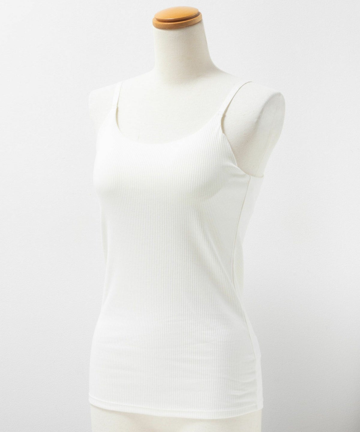 nAvy ハピ楽 カップ付きリブキャミソール レディース