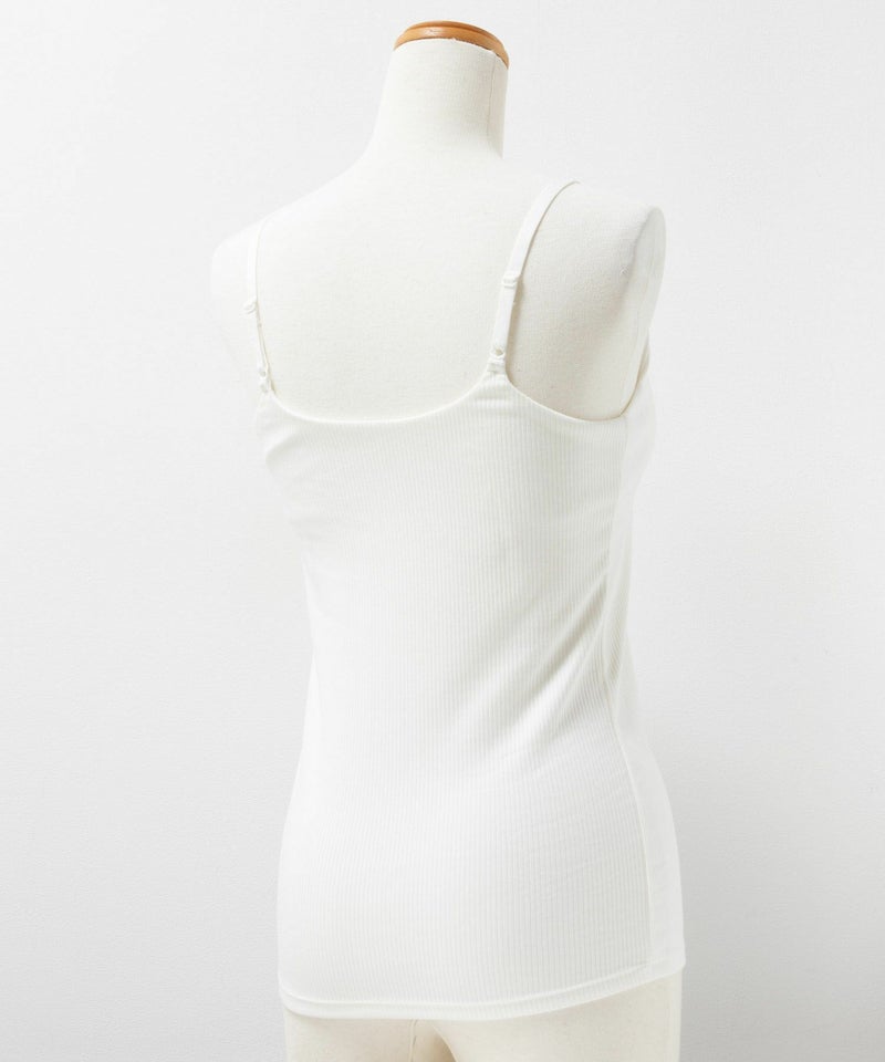 nAvy ハピ楽 カップ付きリブキャミソール レディース商品画像-22