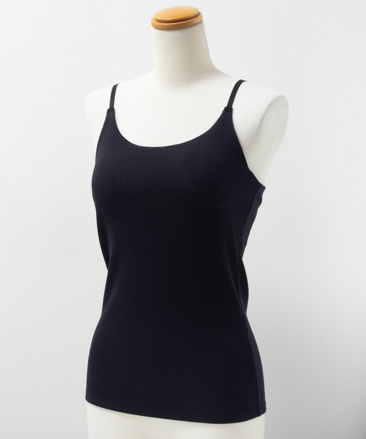 nAvy ハピ楽 カップ付きリブキャミソール レディース