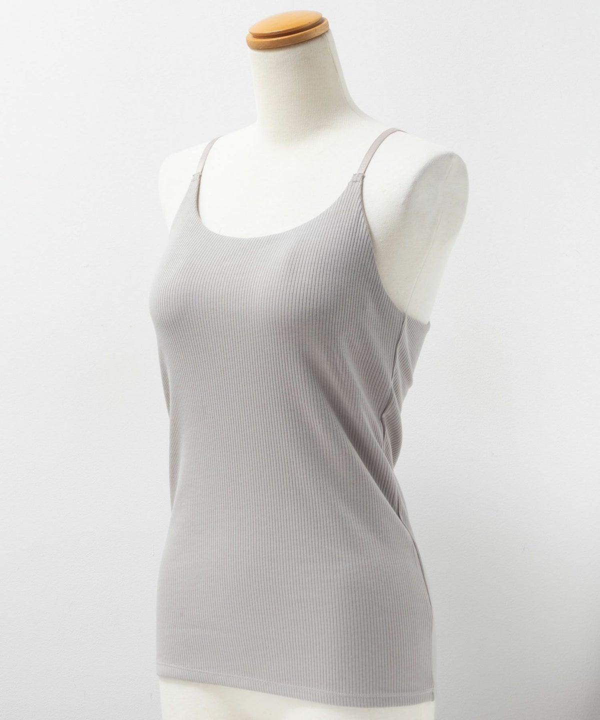 nAvy ハピ楽 カップ付きリブキャミソール レディース