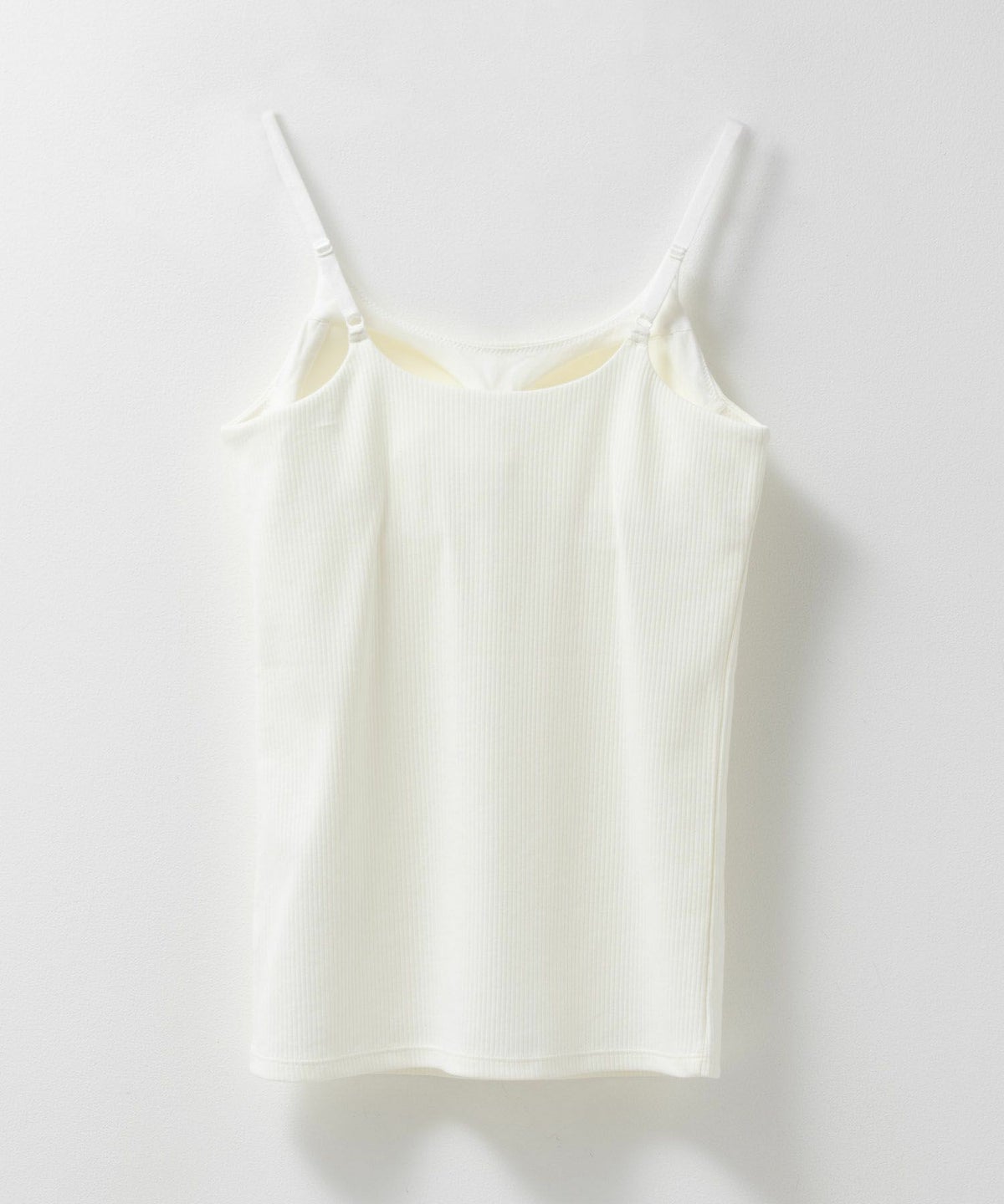 nAvy ハピ楽 カップ付きリブキャミソール レディース