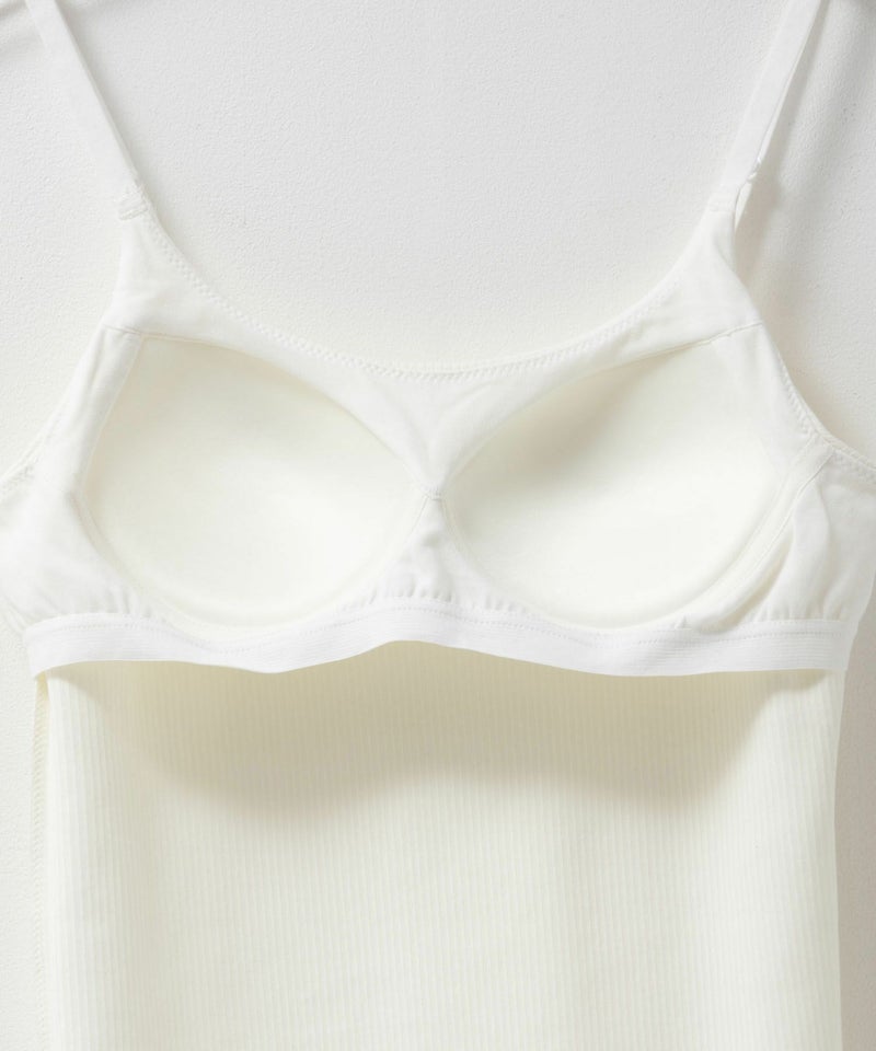 nAvy ハピ楽 カップ付きリブキャミソール レディース商品画像-33