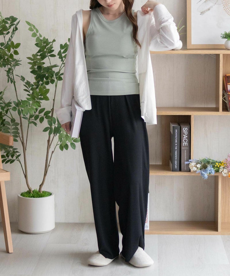 nAvy ハピ楽 カップ付きリブアメスリタンクトップ レディース商品画像-20