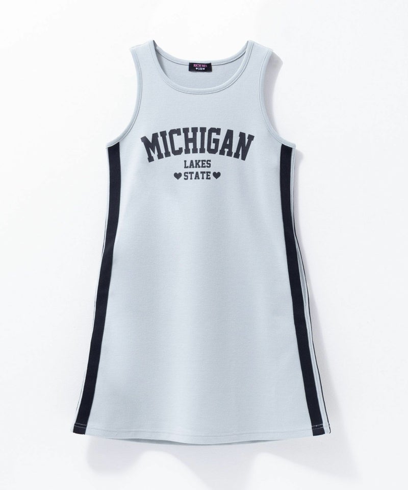 RICH MIX ポンチ素材 メッシュアンサンブルワンピース キッズ商品画像-7