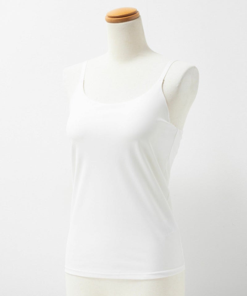 nAvy  ハピ楽 カップ付きナイロンベア天スクエアキャミソール レディース商品画像-24