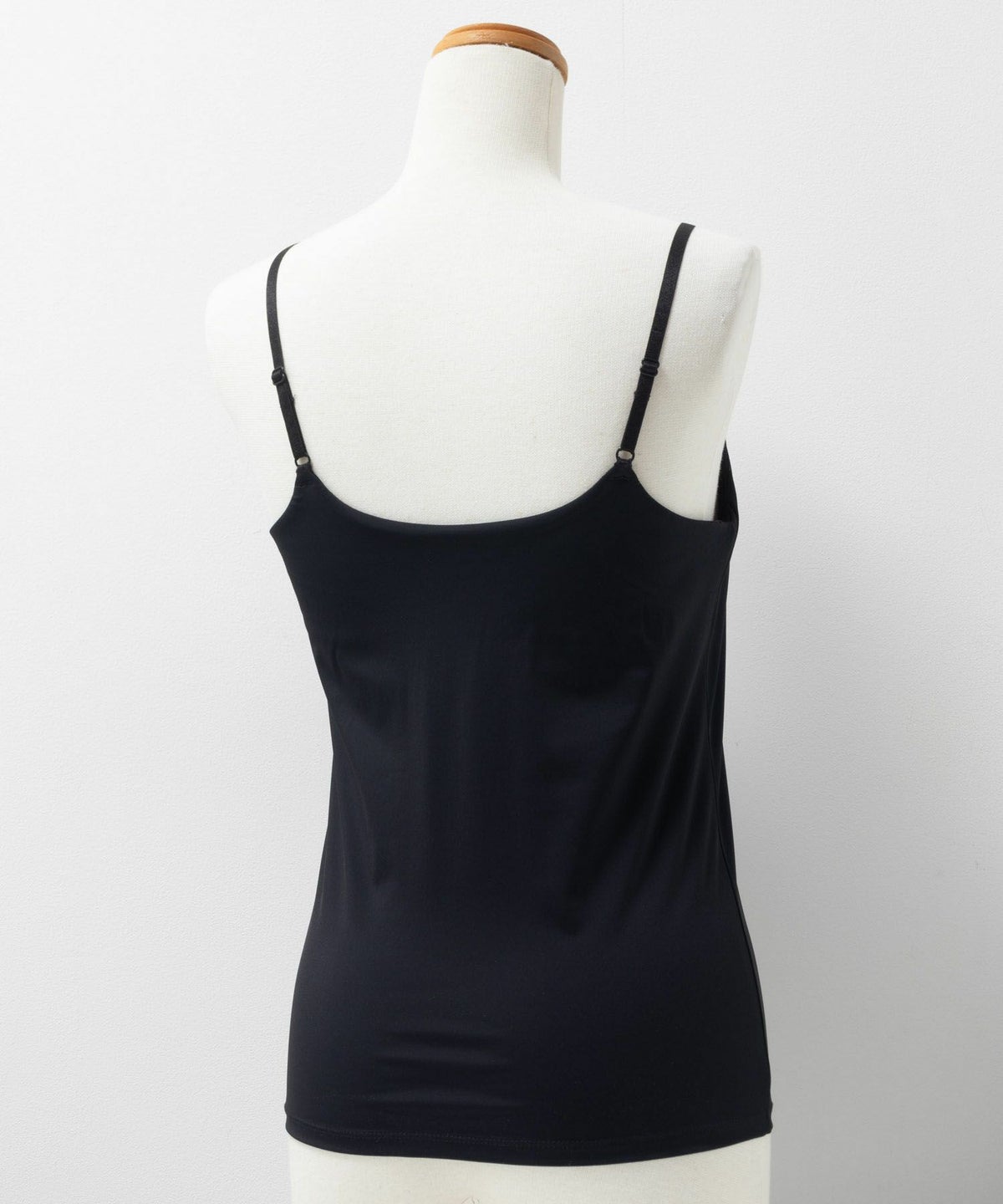 nAvy ハピ楽 カップ付きナイロンベア天スクエアキャミソール レディース