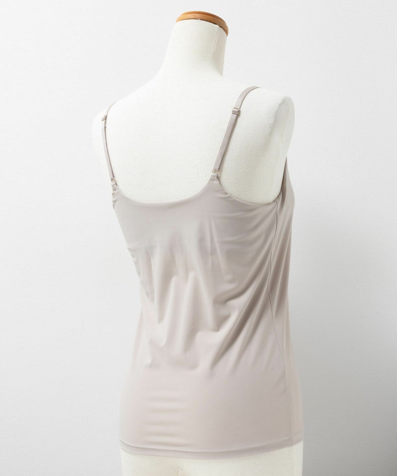 nAvy ハピ楽 カップ付きナイロンベア天スクエアキャミソール レディース商品画像-29