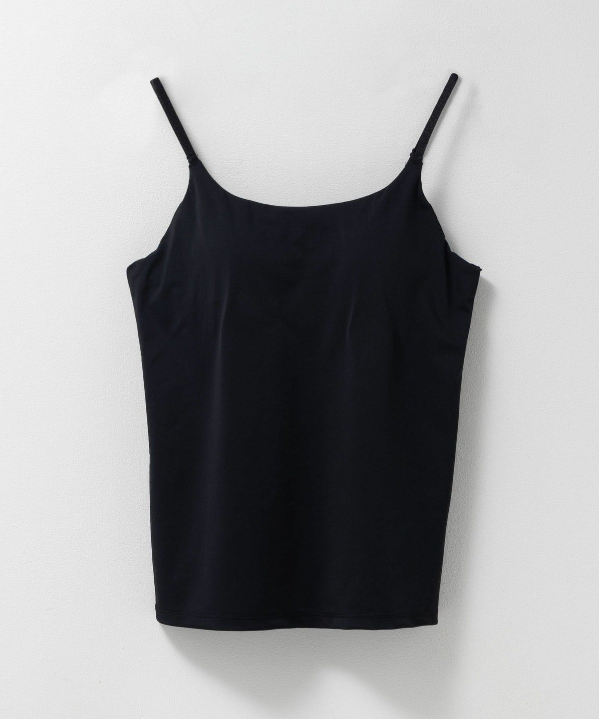 nAvy ハピ楽 カップ付きナイロンベア天スクエアキャミソール レディース