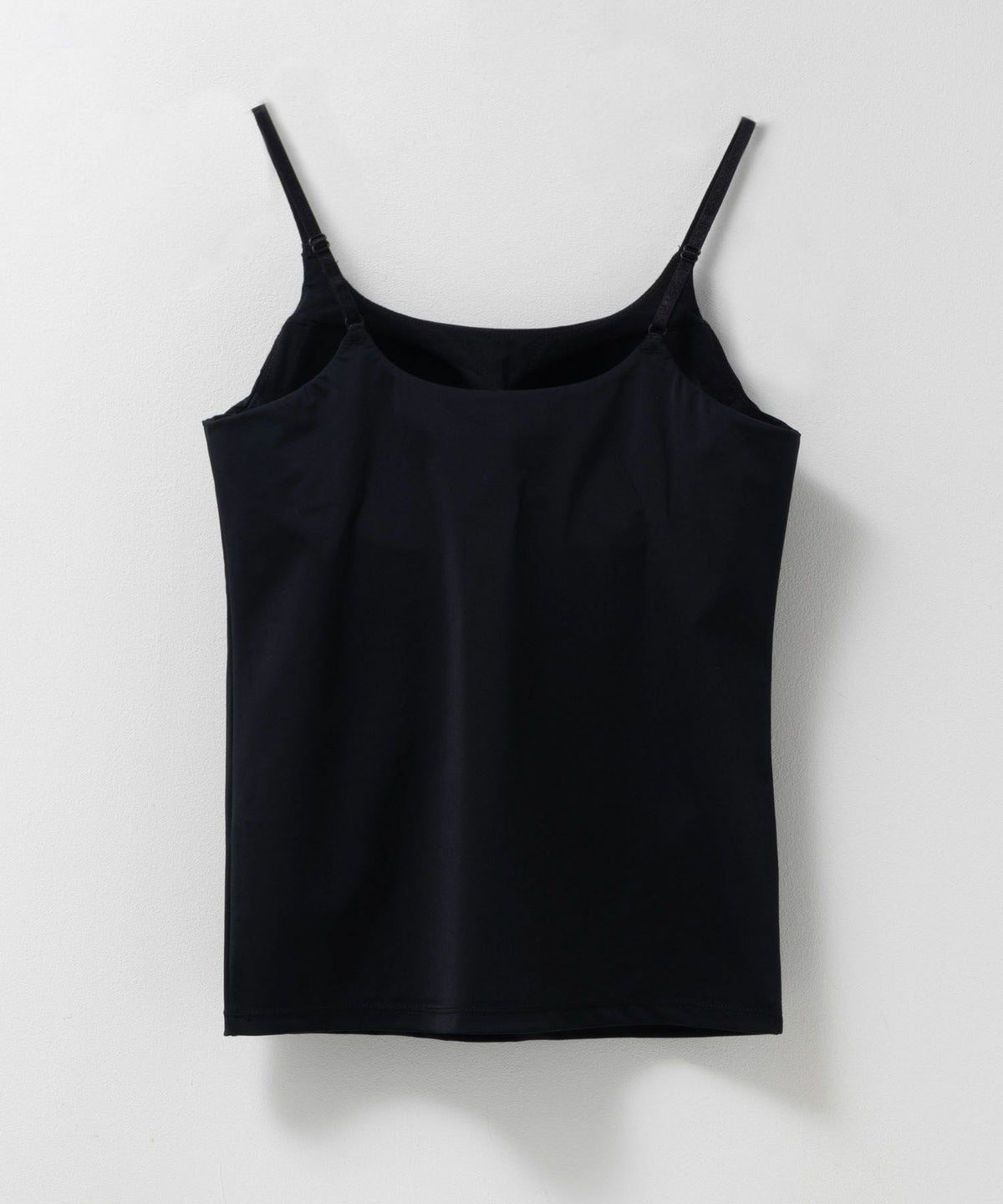 nAvy ハピ楽 カップ付きナイロンベア天スクエアキャミソール レディース