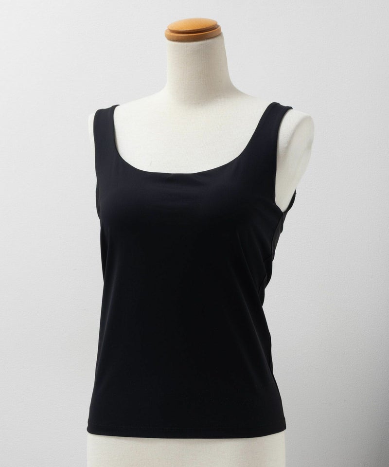 nAvy ハピ楽 カップ付きナイロンベア天スクエアタンクトップ レディース商品画像-23