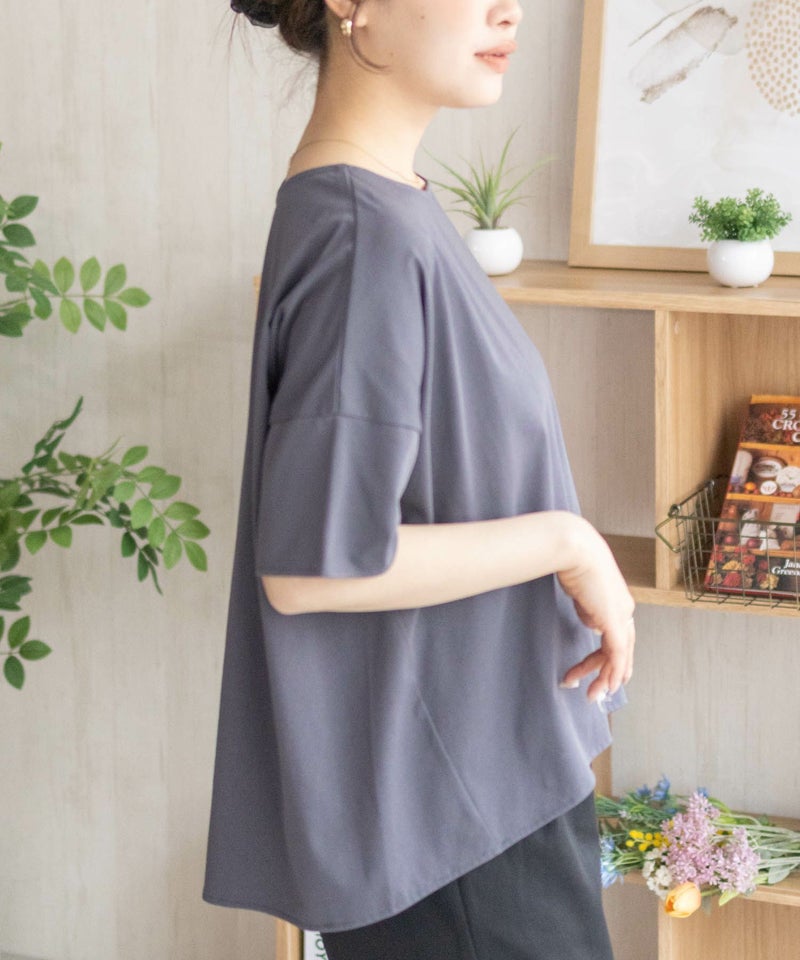 nAvy SARARI  切替ワイドプルオーバー レディース商品画像-7