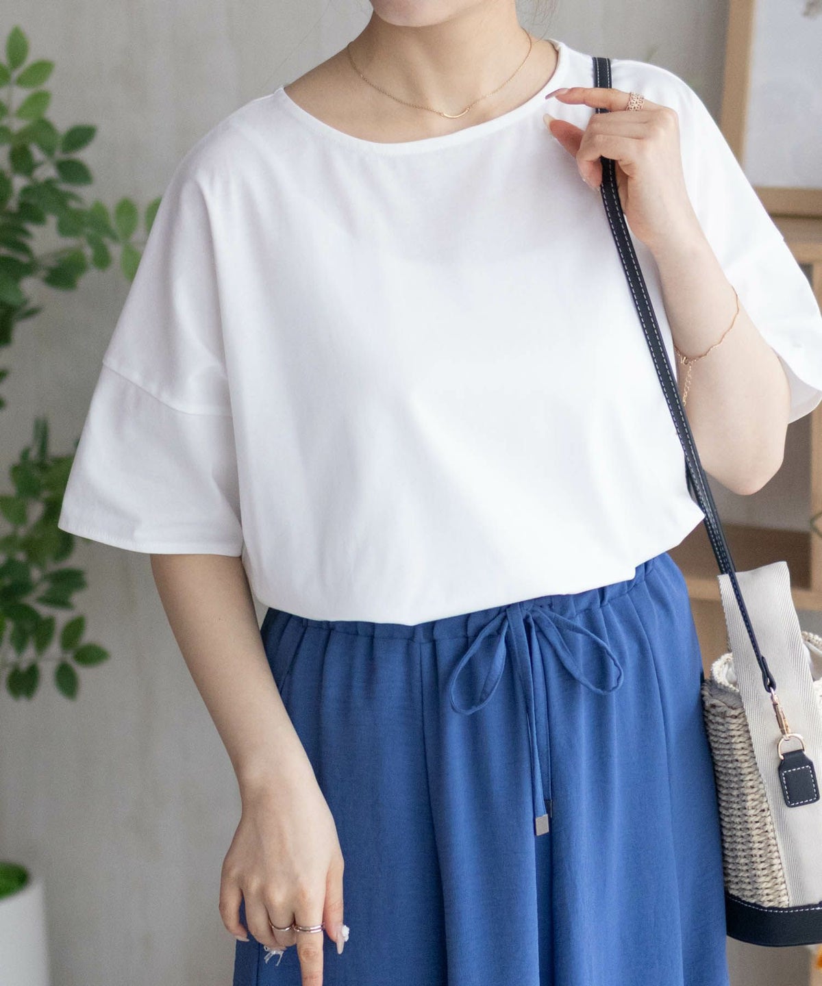 nAvy SARARI 切替ワイドプルオーバー レディース