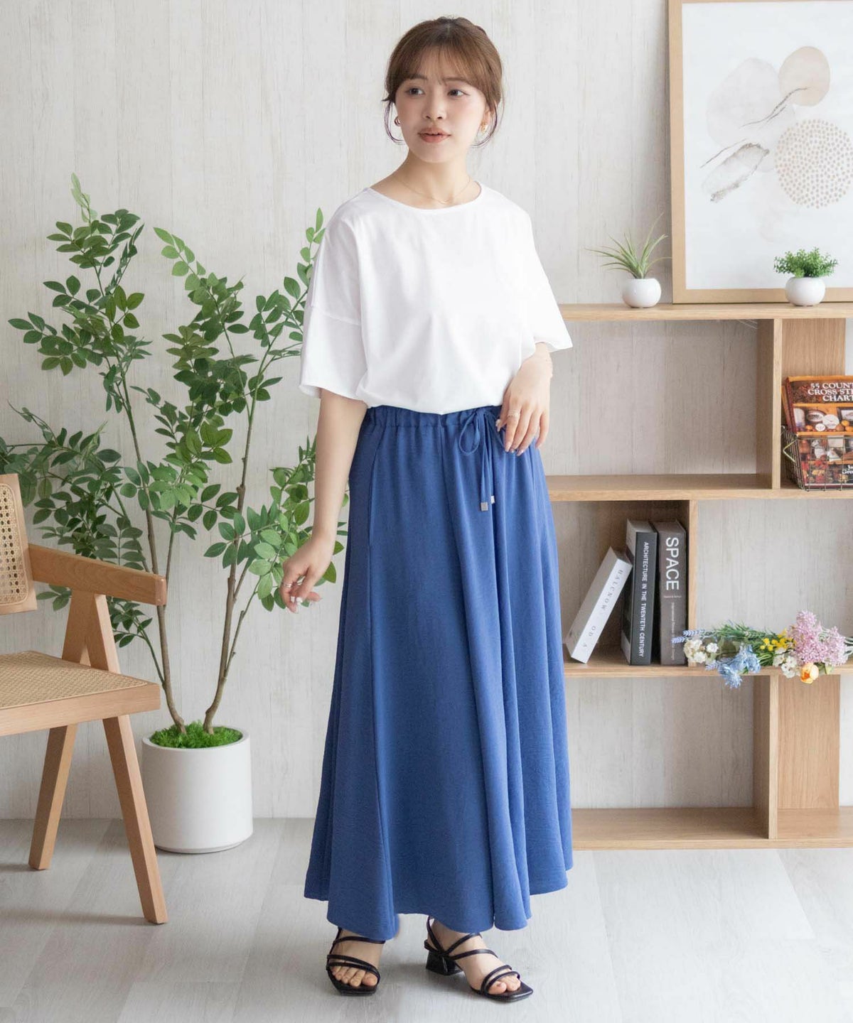 nAvy SARARI 切替ワイドプルオーバー レディース