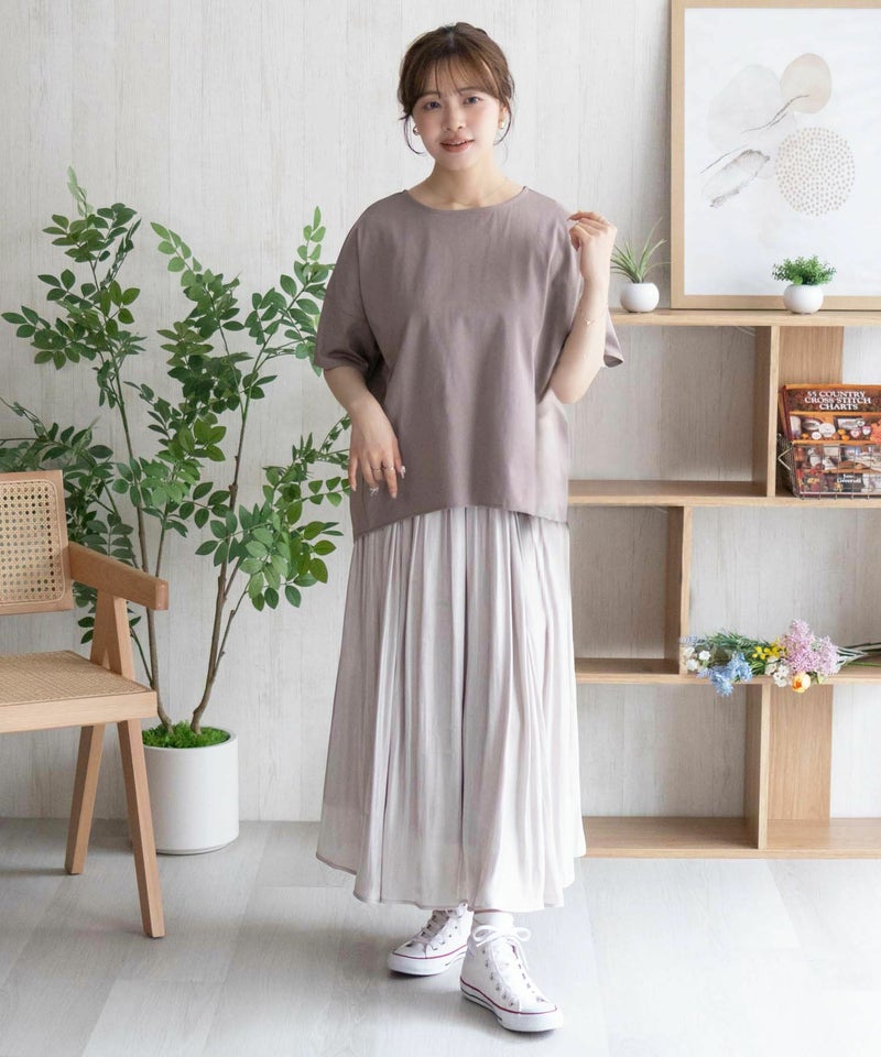 nAvy SARARI  切替ワイドプルオーバー レディース商品画像-30