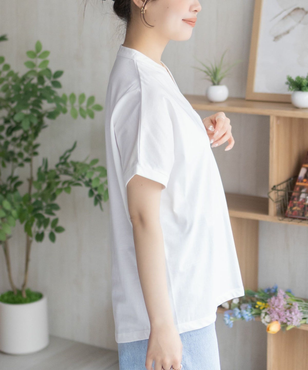 nAvy SARARI スキッパープルオーバー レディース