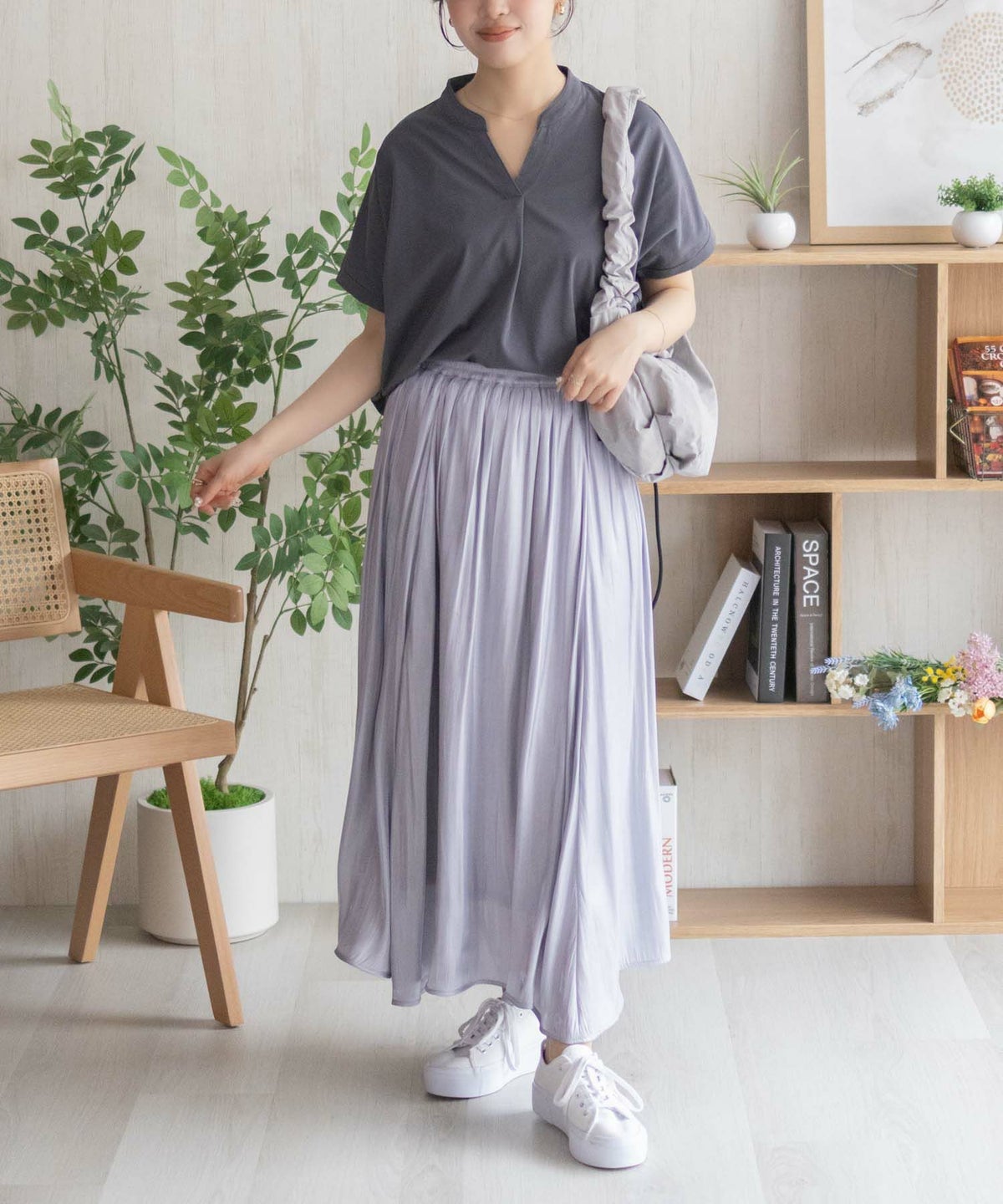 nAvy SARARI スキッパープルオーバー レディース