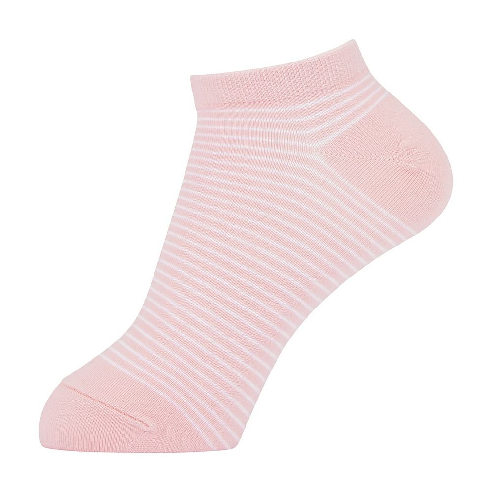 NAVY アンクルソックス 細ボーダー レディース