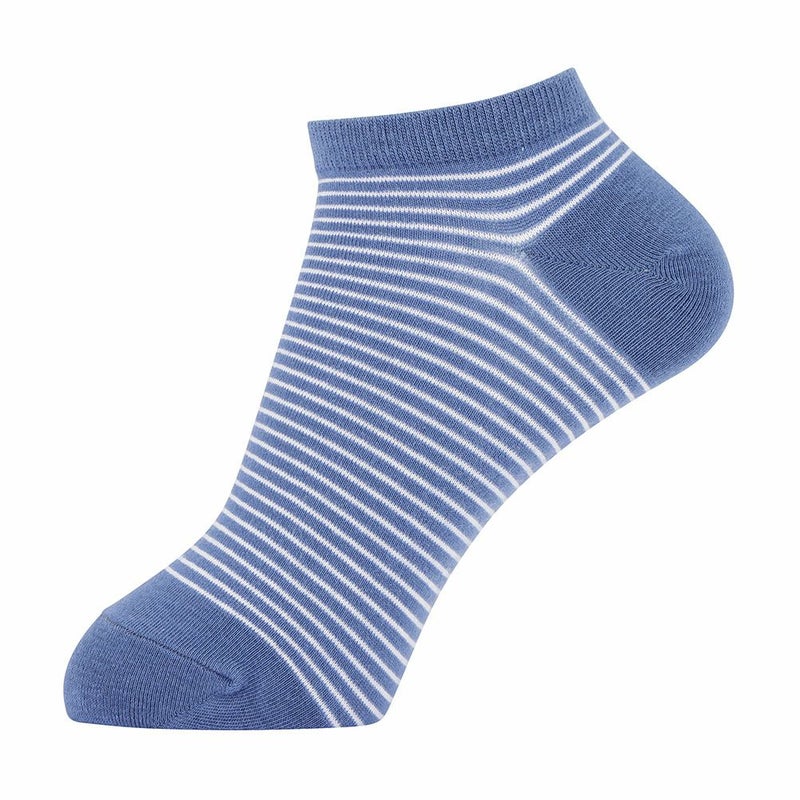 NAVY アンクルソックス 細ボーダー レディース商品画像-3