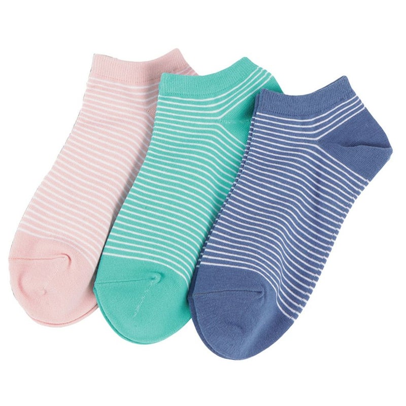 NAVY アンクルソックス 細ボーダー レディース商品画像-8