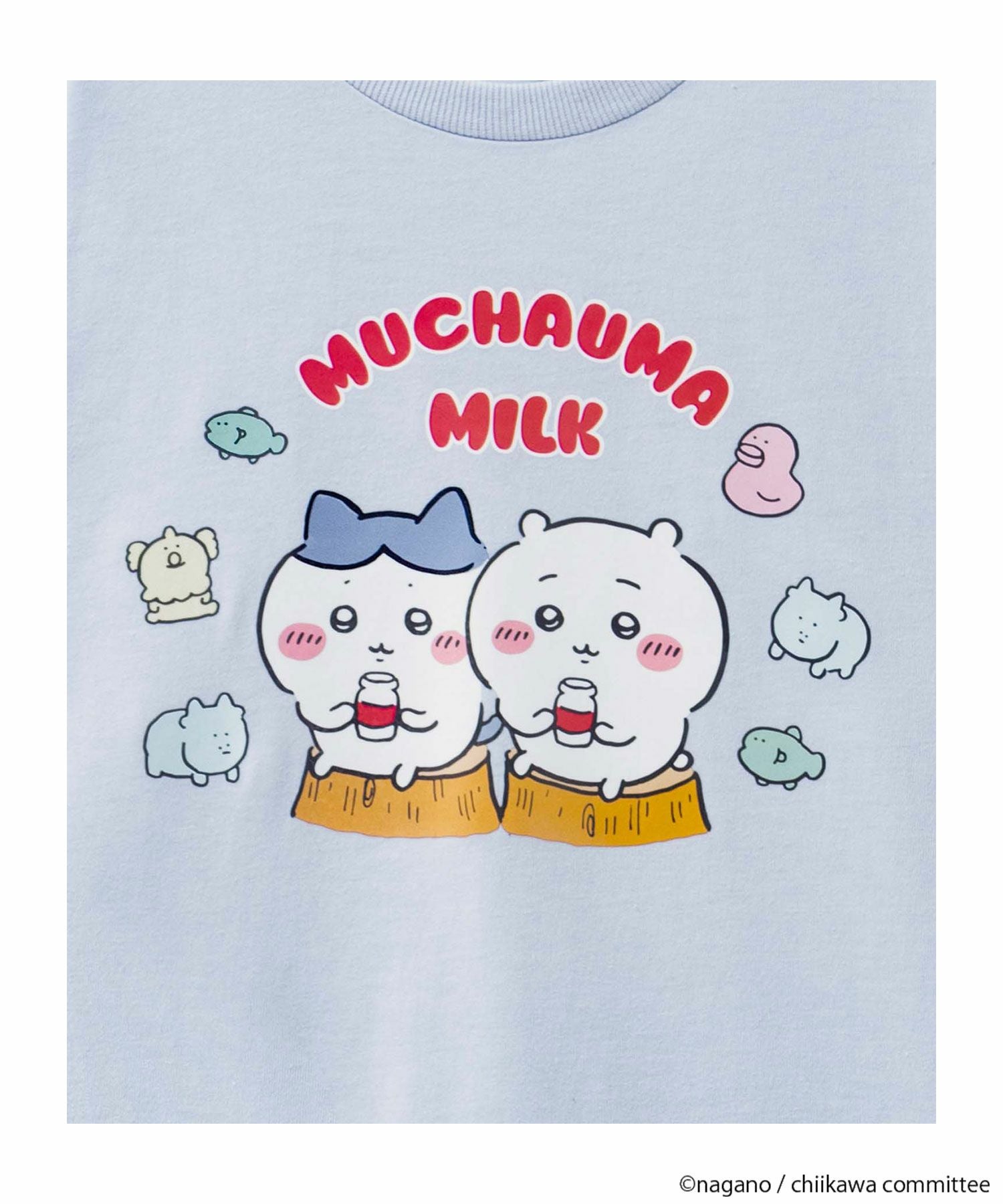 ちいかわ ルームウェア半袖セットアップ キッズ