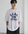 NAVY カレッジスウェットTシャツ メンズ メール便 対応商品商品サムネイル-1