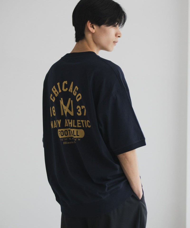 NAVY カレッジスウェットTシャツ メンズ メール便 対応商品商品画像-21