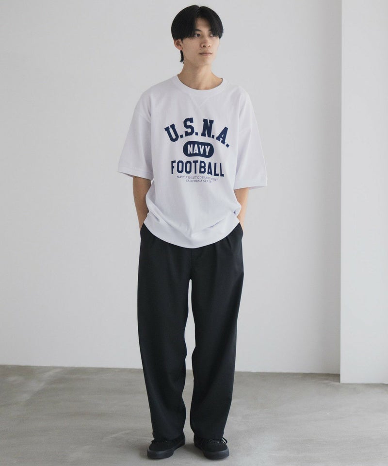 NAVY  カレッジスウェットTシャツ メンズ メール便 対応商品商品画像-34