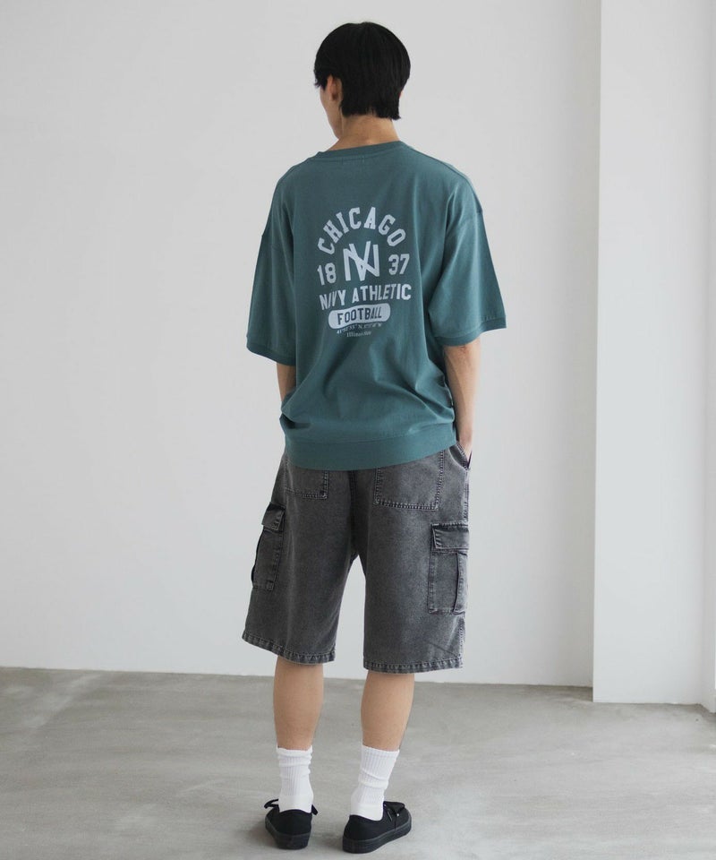 NAVY カレッジスウェットTシャツ メンズ メール便 対応商品商品画像-36