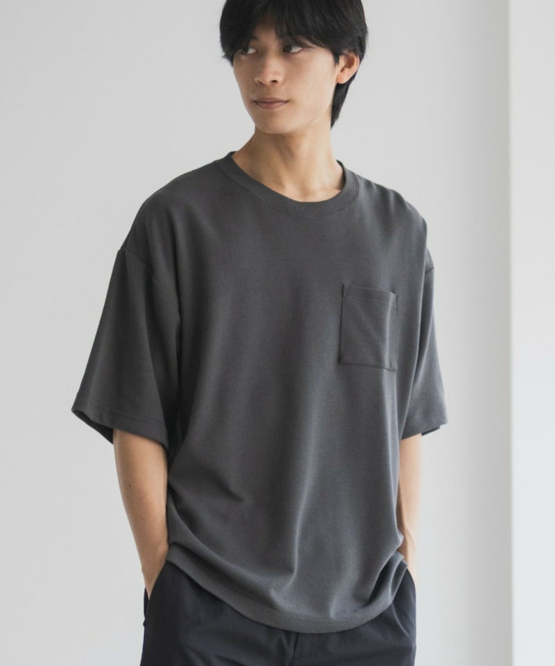 [期間限定価格]DISCUS  COOLMAX ポンチ素材 冷感Tシャツ メンズ メール便 対応商品商品画像-1