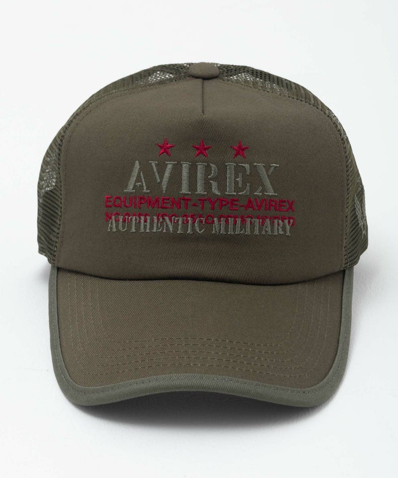 AVIREX  スターモチーフ パイピングメッシュキャップ メンズ商品画像-10