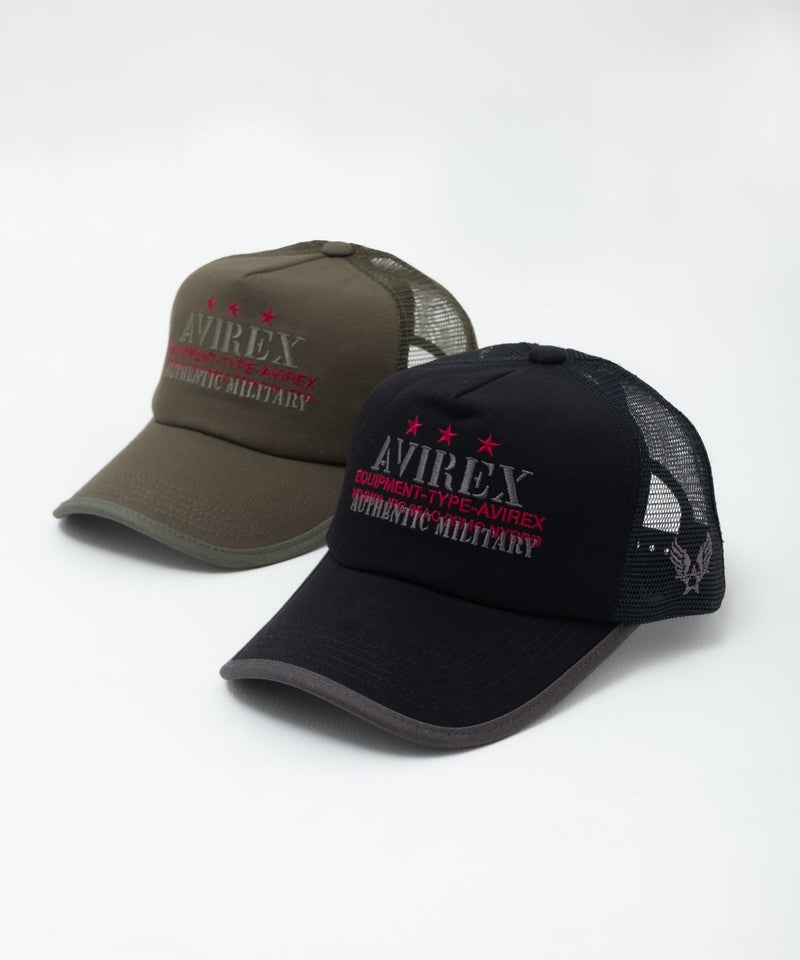 AVIREX スターモチーフ パイピングメッシュキャップ メンズ商品画像-11