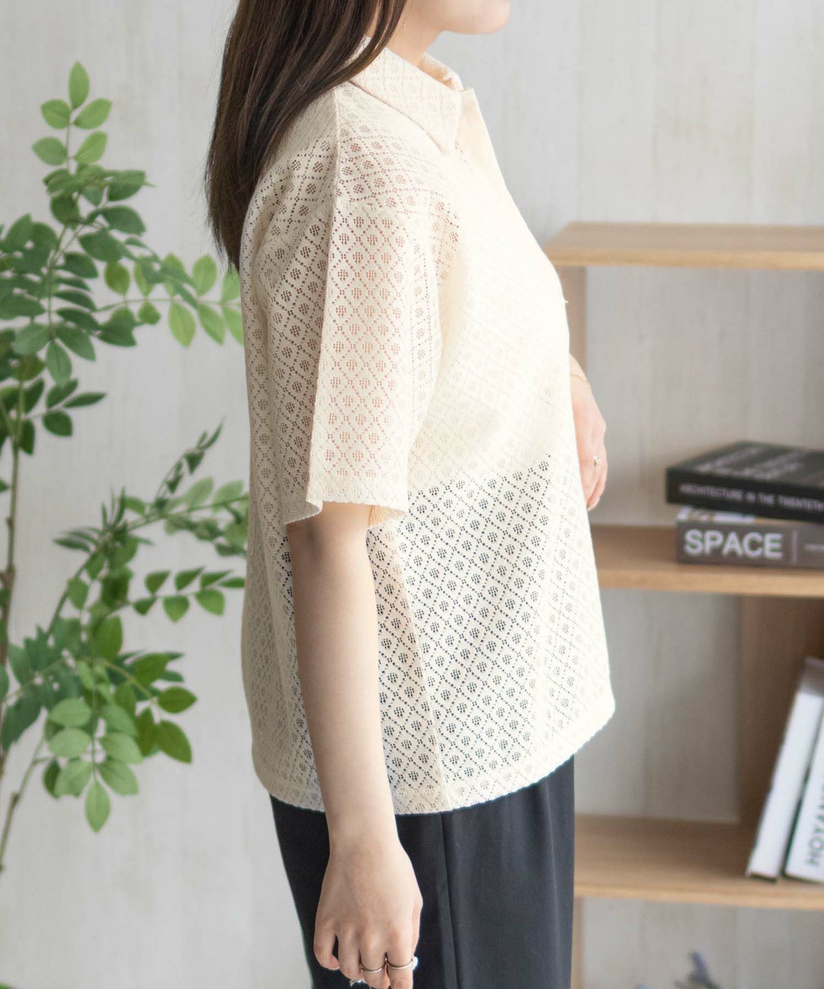 Howdy Marie レースシャツ レディース