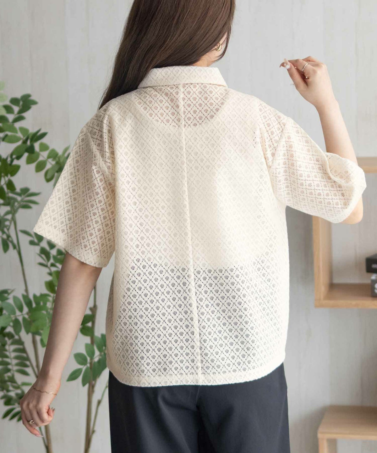 Howdy Marie レースシャツ レディース