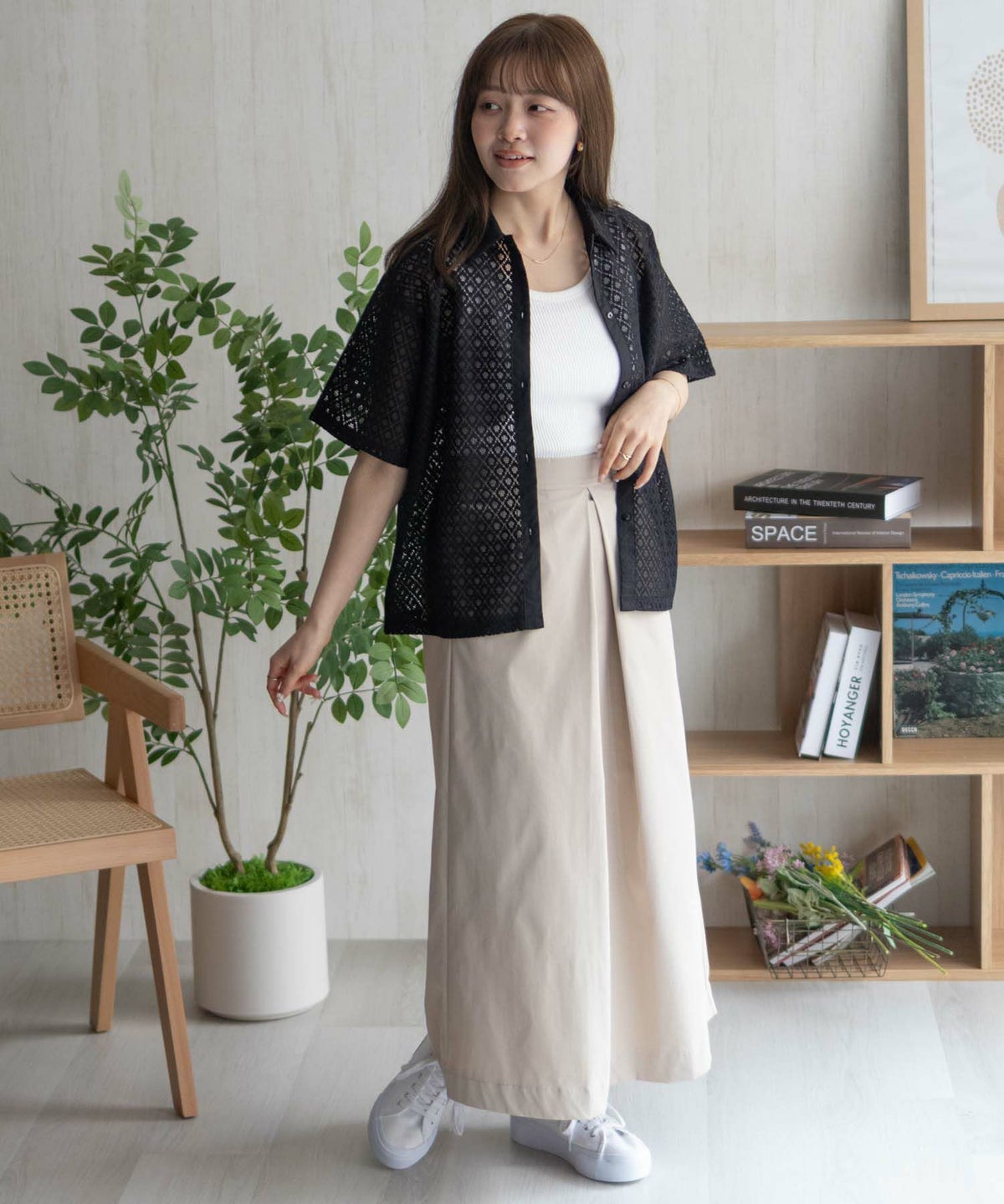 Howdy Marie レースシャツ レディース