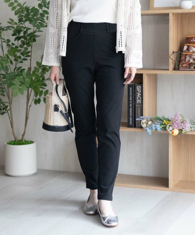 nAvy SARARI ひんやりフローズンストレートパンツ レディース