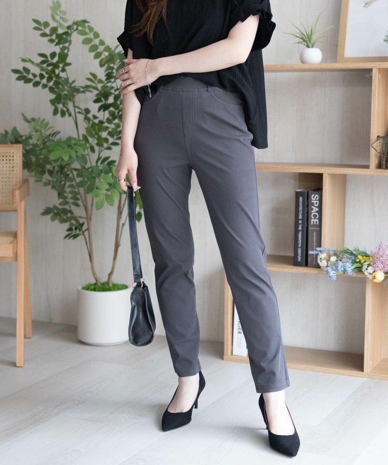 nAvy SARARI ひんやりフローズンストレートパンツ レディース商品画像-2