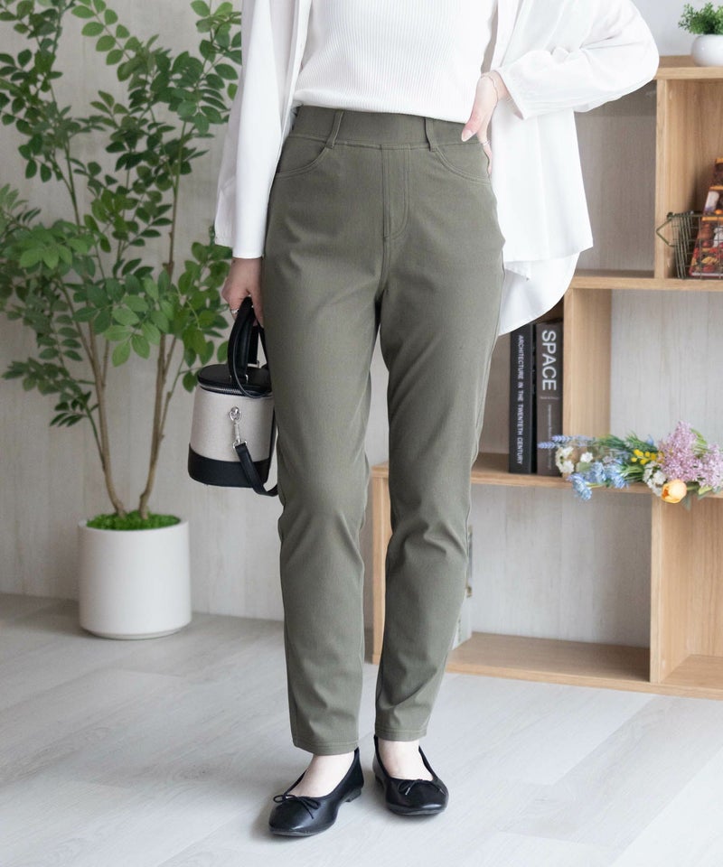 nAvy SARARI  ひんやりフローズンストレートパンツ レディース商品画像-5