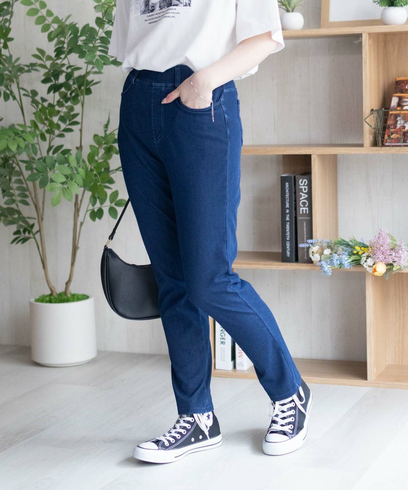 nAvy SARARI ひんやりフローズンストレートパンツ レディース商品画像-14