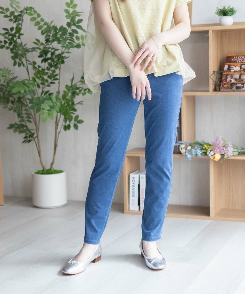 nAvy SARARI  ひんやりフローズンストレートパンツ レディース商品画像-16