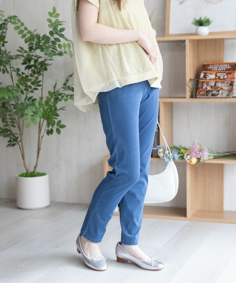 nAvy SARARI  ひんやりフローズンストレートパンツ レディース商品画像-17