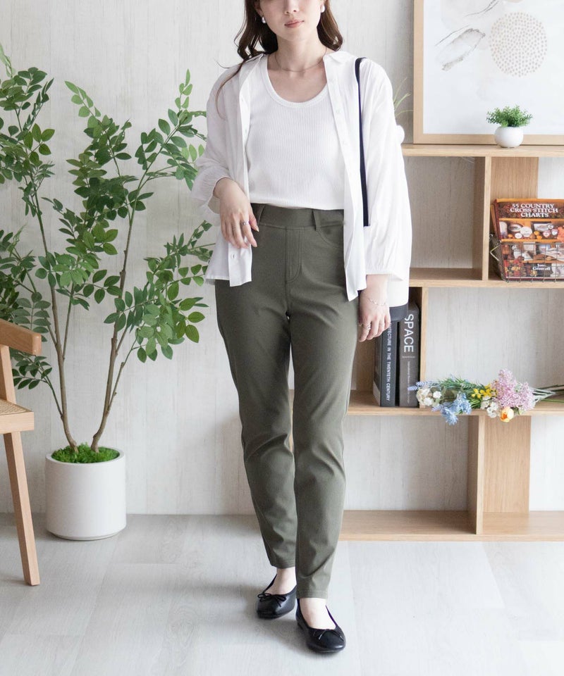 nAvy SARARI ひんやりフローズンストレートパンツ レディース商品画像-21