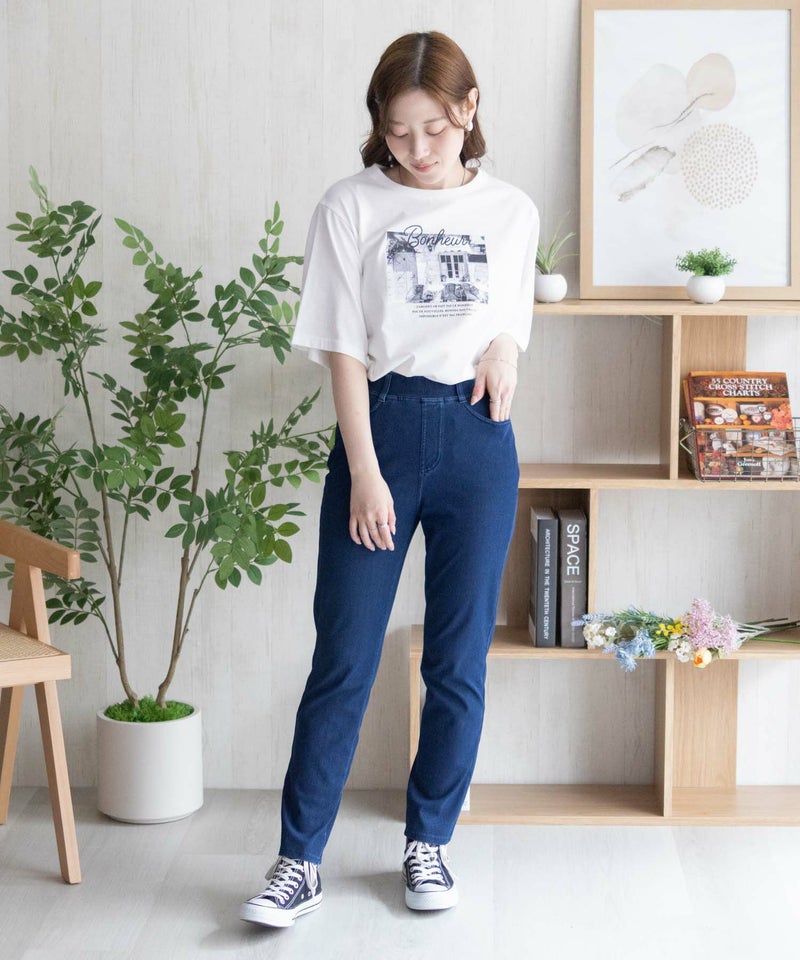 nAvy SARARI ひんやりフローズンストレートパンツ レディース商品画像-37