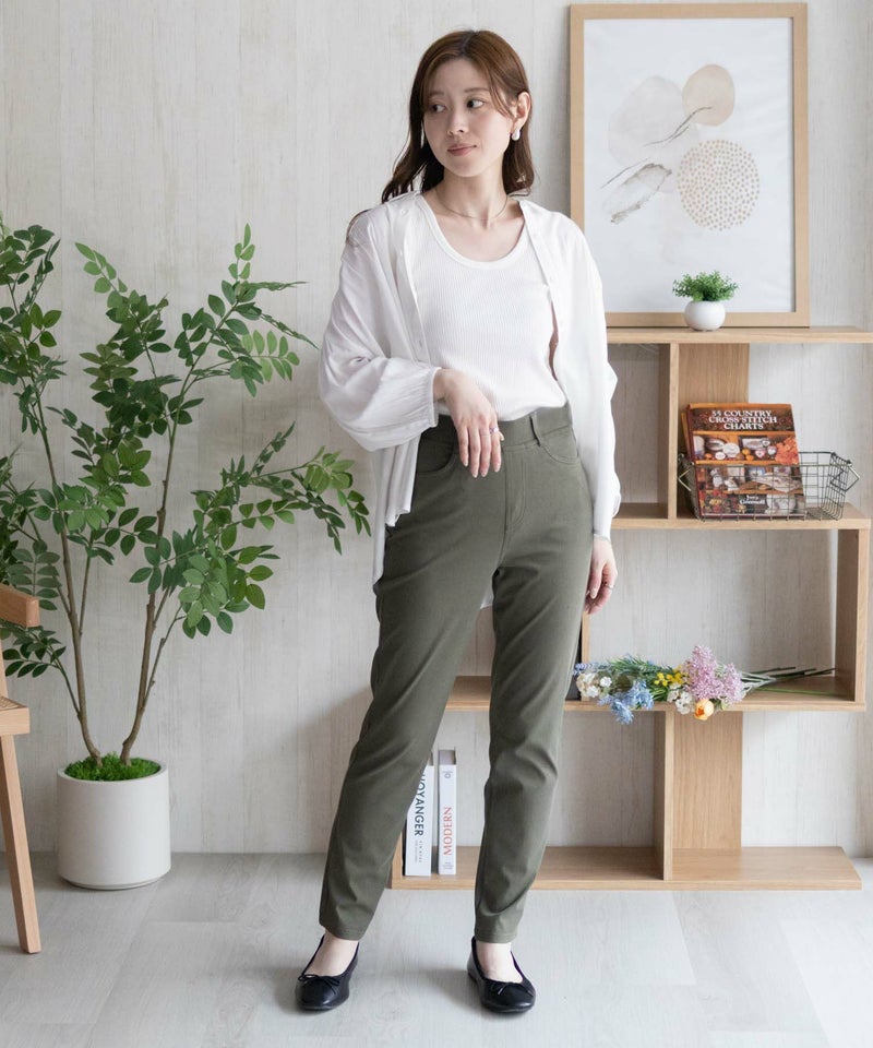 nAvy SARARI  ひんやりフローズンストレートパンツ レディース商品画像-39