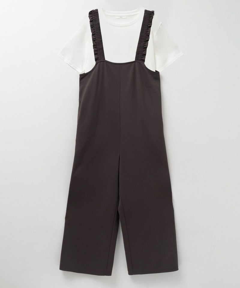 nAvy ポリツイルサロペットアンサンブル レディース商品画像-20