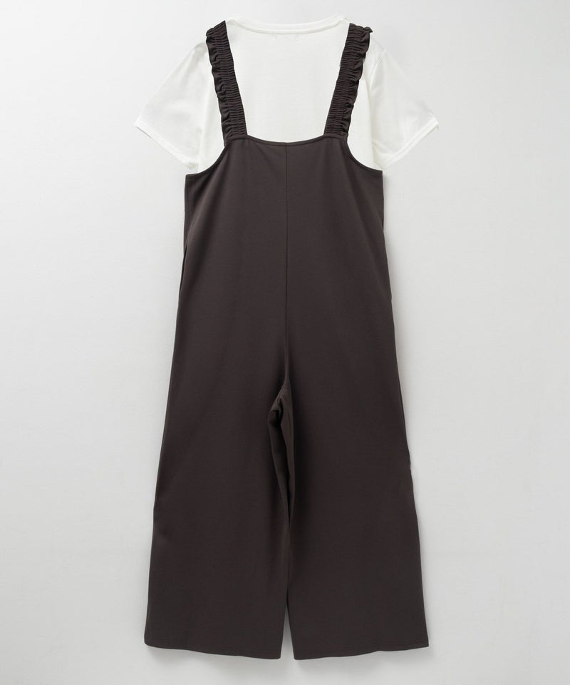 nAvy  ポリツイルサロペットアンサンブル レディース商品画像-21