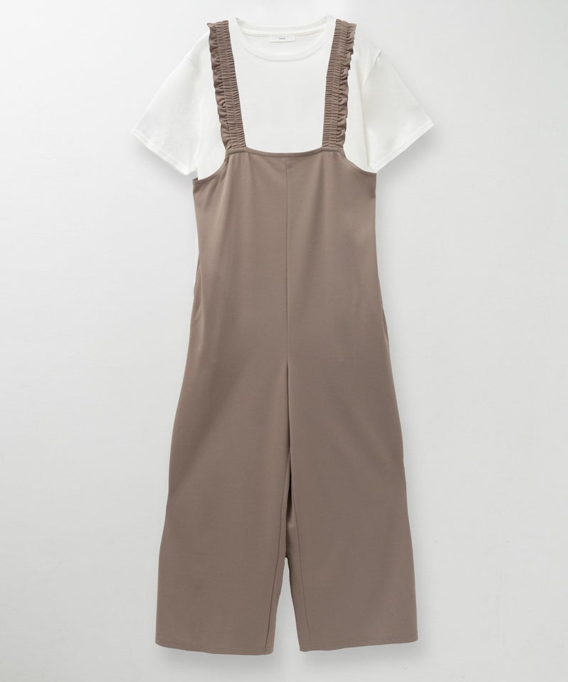 nAvy  ポリツイルサロペットアンサンブル レディース商品画像-22