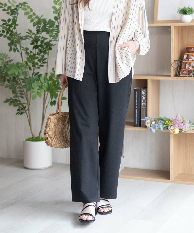 nAvy SARARI ひんやりフローズンセミワイドパンツ レディース商品画像-7