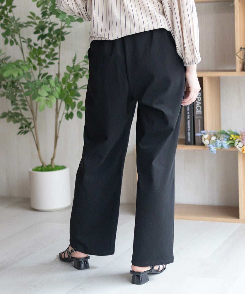 nAvy SARARI  ひんやりフローズンセミワイドパンツ レディース商品画像-9